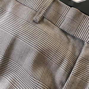 BANANA REPUBLIC  | SLIM TAPERED MENS DRESS PANT  |  BROWN GLEN PLAID  | 29X30